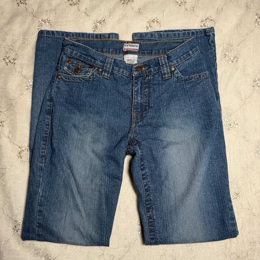 Vintage Y2K No Boundaries Straight-Leg Jeans – Junior Size 7